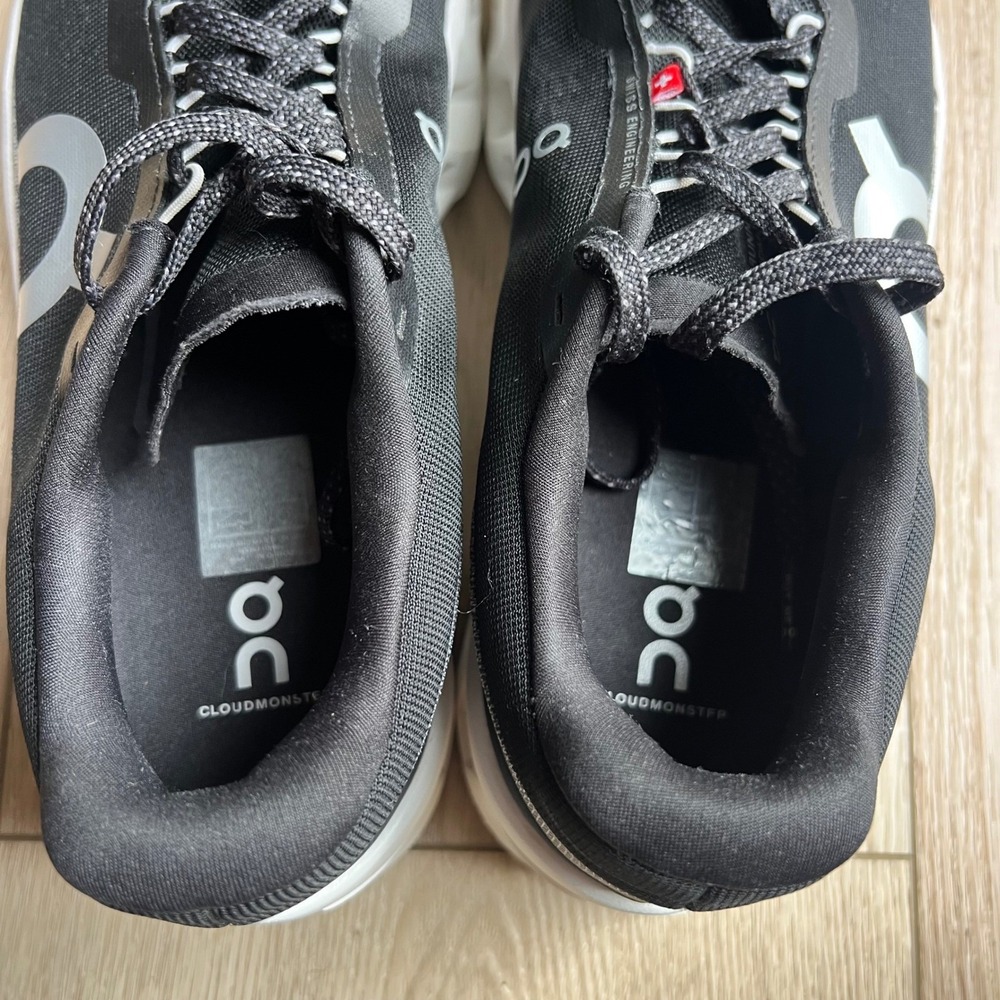 On Cloudmonster 2 Running Shoes Black Magnet 
 Womens Size 10 - Picture 9 of 12